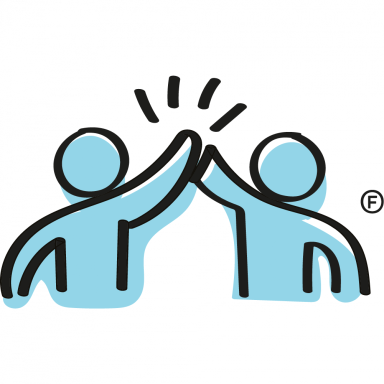 technical support - high five graphic